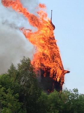 В Карелии сгорел объект ЮНЕСКО