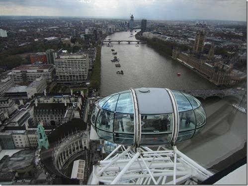Туристов заблокировали на London Eye