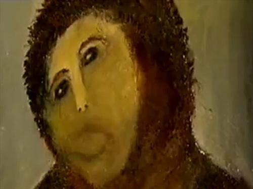 «Подлеченная» фреска Иисуса вызвала туристический бум