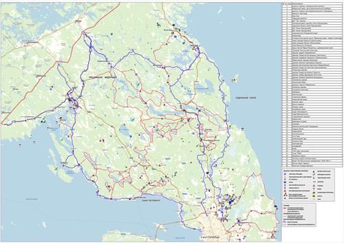 Составлен план перспективных вело-маршрутов по Ленобласти