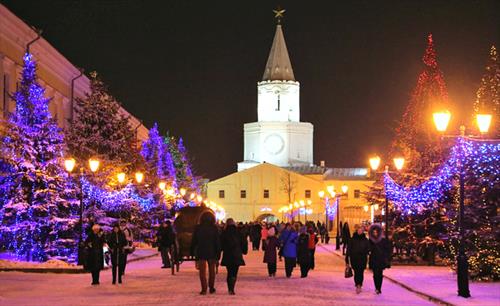 В Казани упал Новогодний туризм