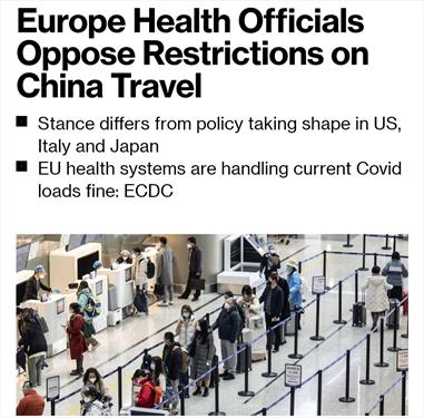 Евросоюз отказался от введения общих мер для пассажиров из Китая