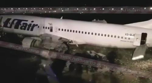 Boeing 737 авиакомпании UTAir плохо сел в Сочи