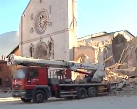 В Италии – новое землетрясение