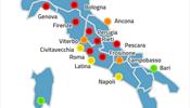 Италия – карта жары